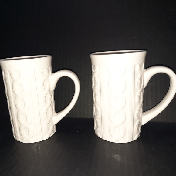 Bay island cable knit mug set - Picture 2 of 4